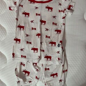 Kyte Baby Kids Moose Print Pajamas